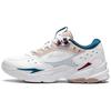 Li Ning Низкие спортивные повседневные кроссовки Женские Бело-розовые AGCS436-1