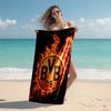 1pc B-BVB Beach Towel, Comfortable and Thick, and Swimming/Bath/Picnic/Camping Towel, Suitable for Seaside Beaches