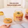 800ml Borosilicate Glass Tea Infuser Water Bottle