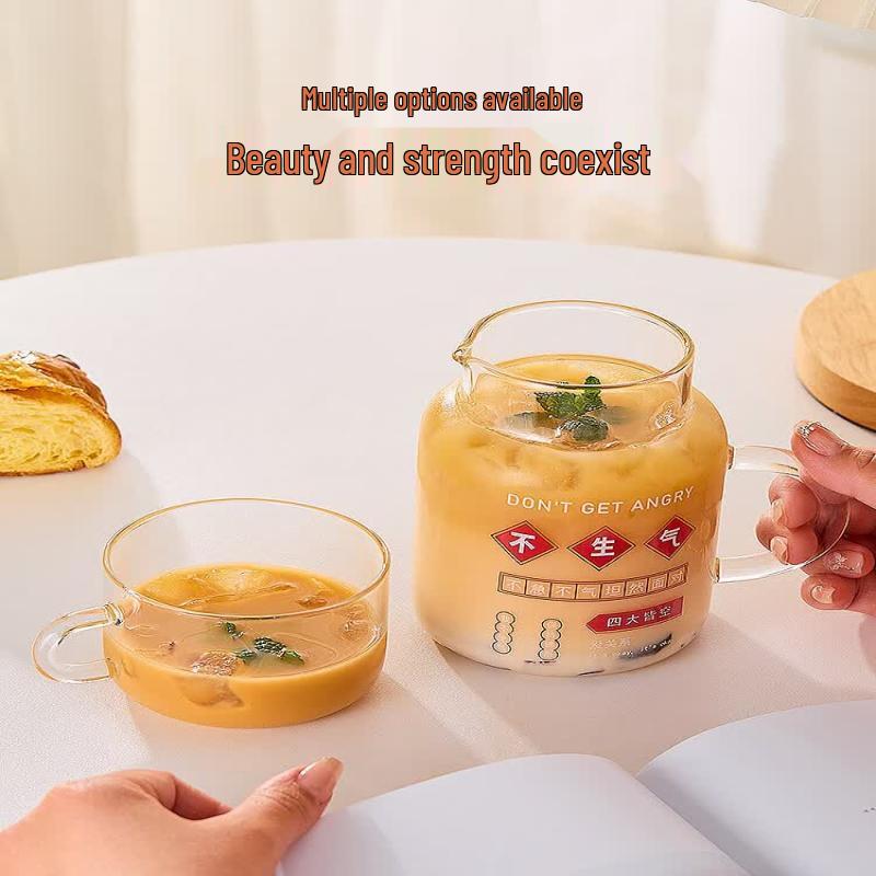800ml Borosilicate Glass Tea Infuser Water Bottle