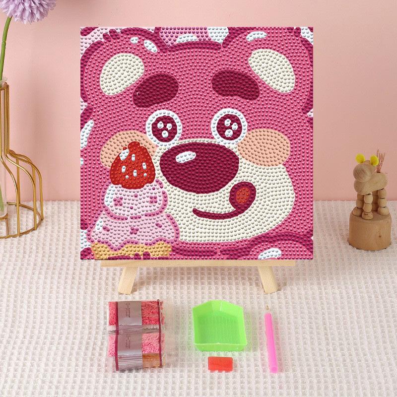 Детский DIY Подрамник для Алмазной Живописи - Мультяшное Декоративное Украшение для Кабинета.