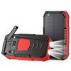 SAMONIC Solar Charger by a Disaster Prevention Expert Large Power Supports 6 Devices Portable Solar Charger with Lighting Conversion LED Flashing IPX7
