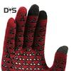 1 Pair Thermal Gloves Knitted Elastic Anti-slip Keep Warm Screen-touching Great Friction Particle Palm Winter Gloves Unisex Riding Gloves