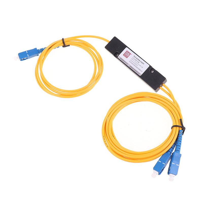 PLC-разветвитель SC APC 1x2 PLC одномодовый оптоволоконный разветвитель SC/UPC PCL-разветвитель Внутренняя оплетка для компьютерного кабеля