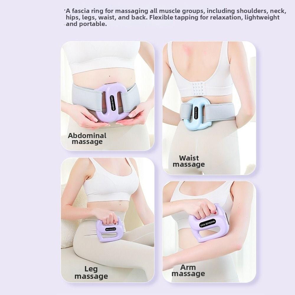 5 Levels Fascia Massage Ring Vibration Muscle Handheld Massager Weight Loss