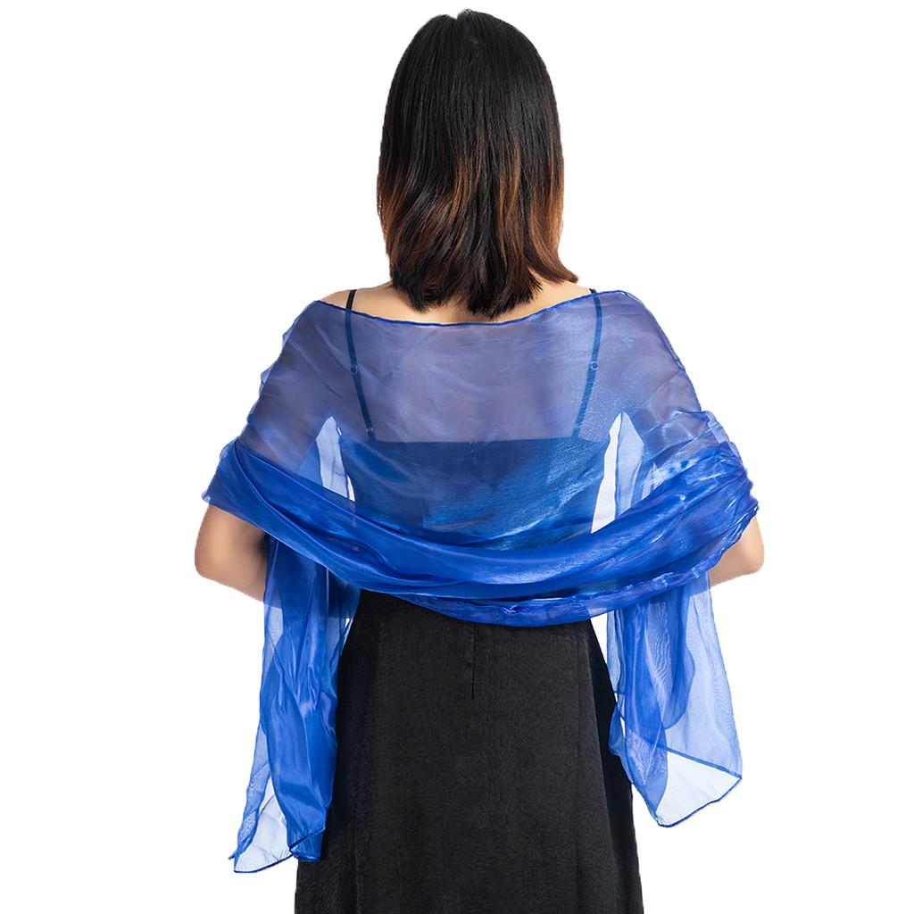 Женское вечернее платье, свадебная шаль, однотонная вечерняя шаль, шарф, женская накидка