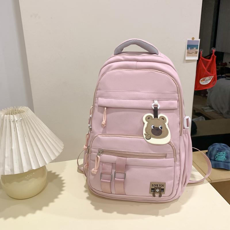 Школьный женский дорожный рюкзак контрастного цвета, большой вместимости, для учеников средней школы