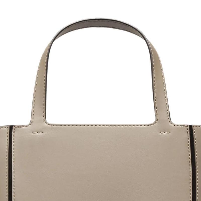 Michael Kors Сумка-тоут женская Jordi с буквенным логотипом, дизайн Color Block, из кожи, серо-коричневая 30F4T9JT6L-115