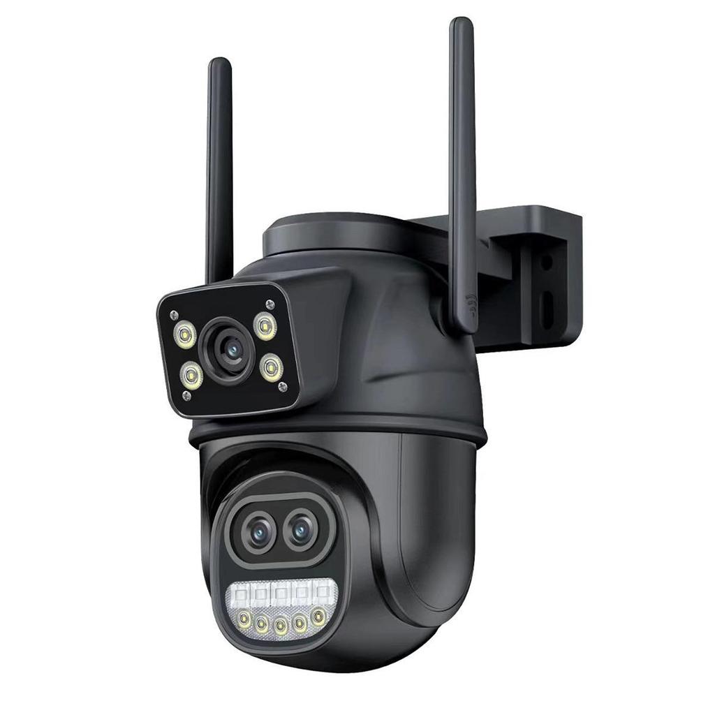 ICSEE Двойной экран 9MP 5x Zoom HD WiFi Беспроводная камера видеонаблюдения Бинокуляр
