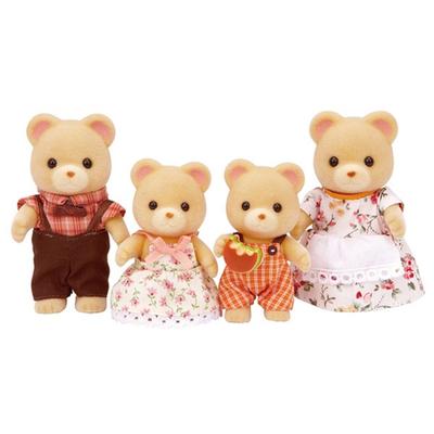 Sylvanian Family Bear Family Plush 5059, 1 комплект, популярные корейские игрушки