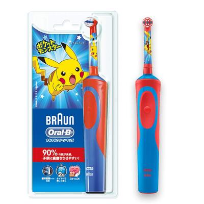[Старая модель] Электрическая зубная щетка Oral-B Sumizumi Clean Kids, Красная, D12513KPKMB, для детей, Зубная щетка Pokémon