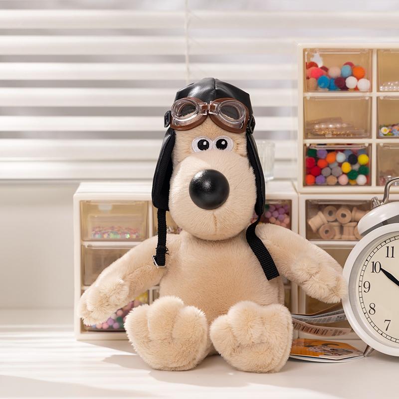 Original Wallace And Gromit Peluches Plush Toys Anime Cute Puppy Stuffed Dolls Kawaii Home Decor Kid Birthday Gift Bag Pendant