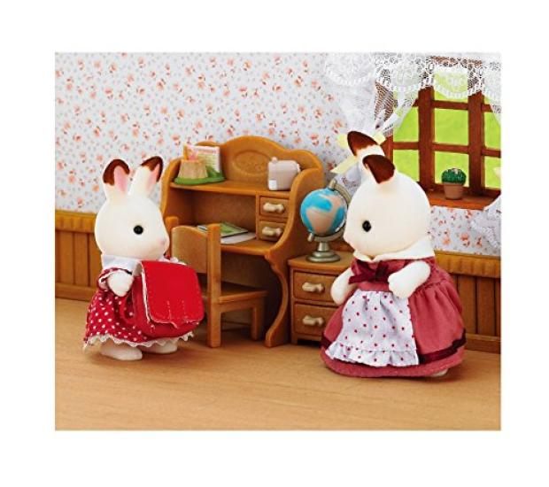 Кукольная мебель Sylvanian Families Набор мебели для крольчихи Сертифицировано ST Mark Возраст Игрушка Кукольный домик Sylvanian Families Epoch & [Шоколад & Набор] DF-10 3+