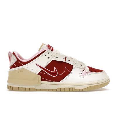 Женские кроссовки Dunk Low Disrupt 2 ко Дню святого Валентина Red Team-Red Cashmere FD4617-667