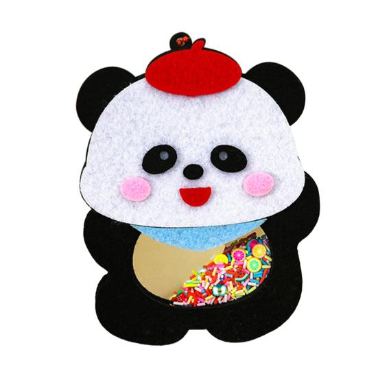 1 комплект, набор для шитья кукол с изображением животных из мультфильмов, набор для шитья из нетканого материала, для поделок, для поделок, для начинающих, для мальчиков и девочек, подарок