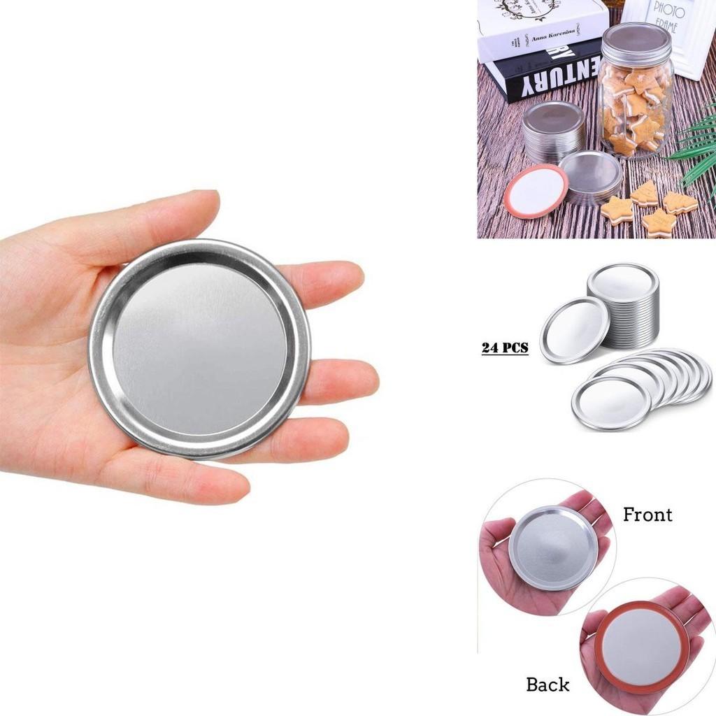 24 шт. крышек для банок Мейсона с обычным горлышком для герметичного хранения и консервирования продуктов