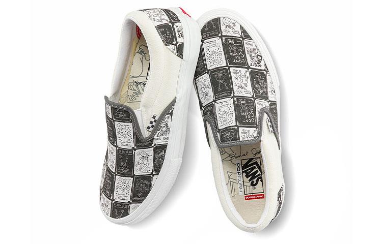 Слипоны Daniel Johnston x Слипоны Skate Vans 'Магнитофонная лента' VN0A5FCAAO7