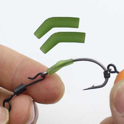 30 шт., аксессуары для ловли карпа, D Rig, крючки, выравниватели лески, рукав, рукав против запутывания, для волос, снасти Ронни, концевые снасти