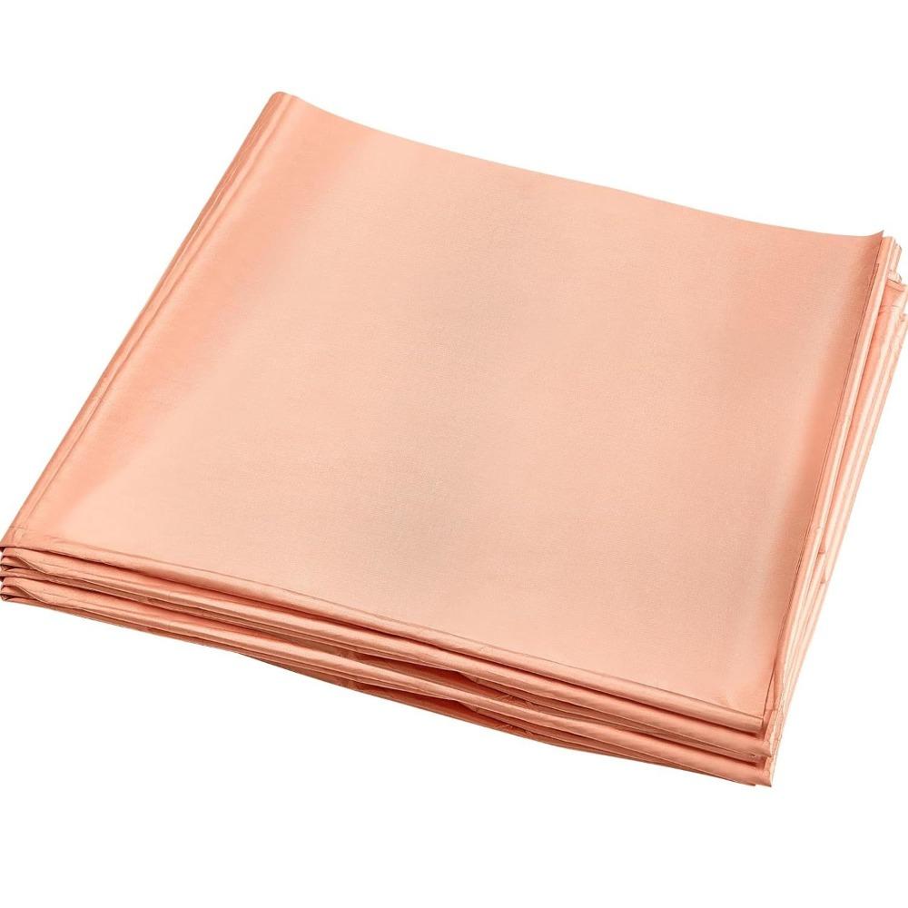 New 1.1x1Meter RFID Shielding Block Gold Copper Polyester RFID Blocking Material Anti Signal Interfer Cloth