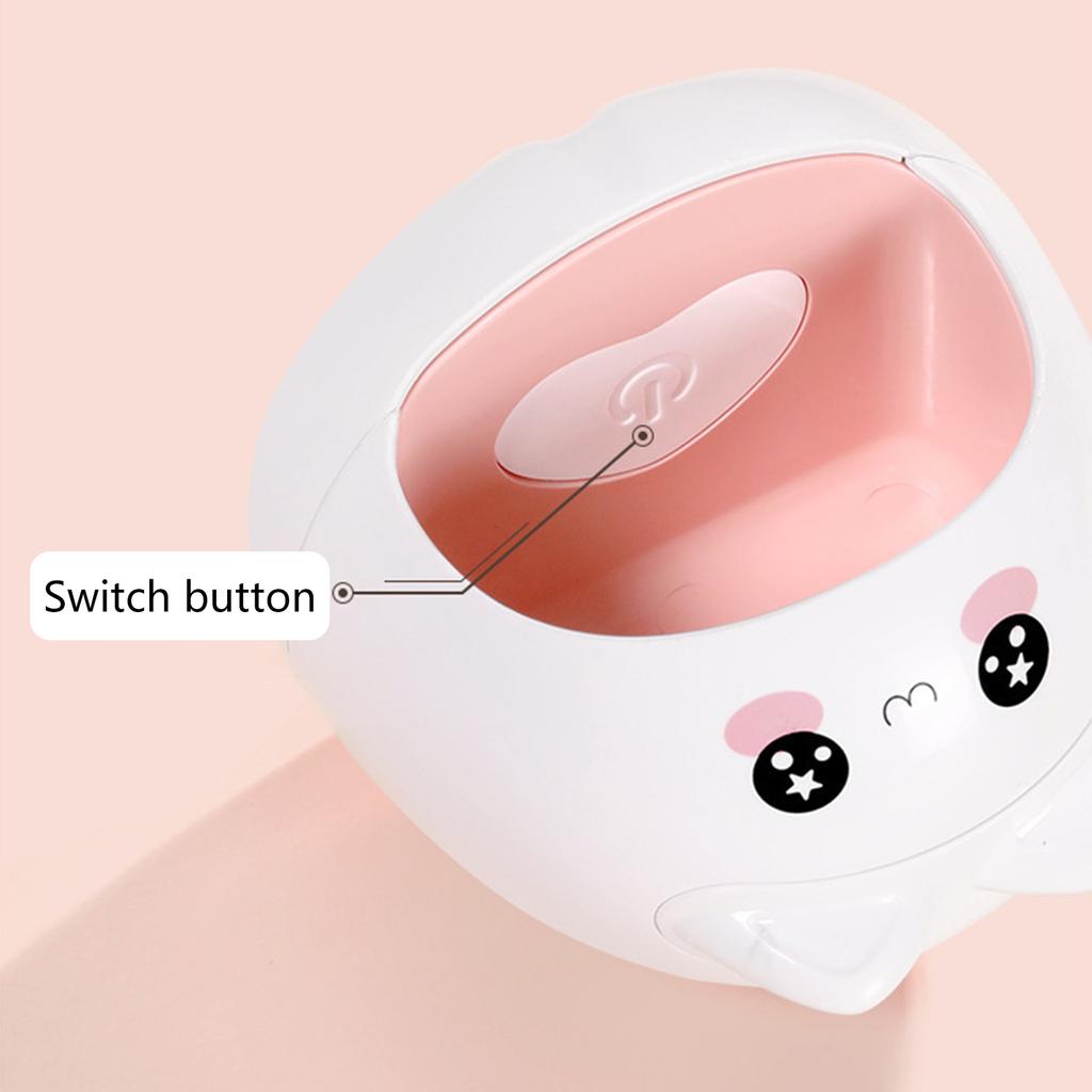 Симпатичная мини-светодиодная УФ-лампа в форме кошки для быстрой сушки, портативная лампа для ногтей, 8 шт., светящиеся шарики, быстросохнущий лак для ногтей