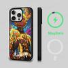 Чехол для телефона Убийца демонов Магнитный чехол Для IPhone 16 14 13 12 11 15 Pro Max Plus Для Magsafe Беспроводная зарядка Чехол