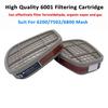 6001/6002/6004 Cartridge Box 5N11 Cotton Filters Set For 3m 6200/7502/6800 Dust Gas Masks Chemical Painting Spraying Respirator