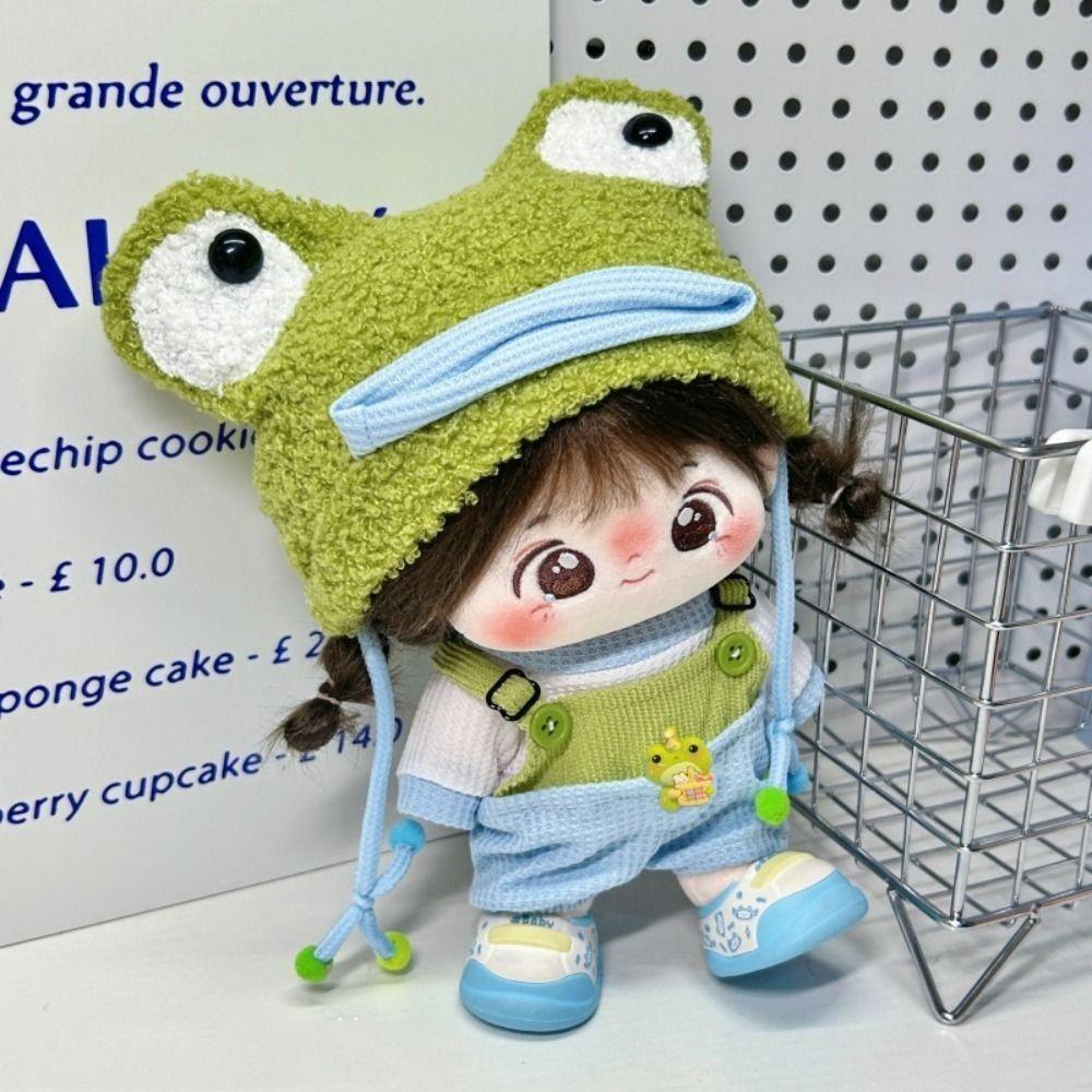 DIY 20cm Dolls Clothing Set Cartoon Plush Dolls Clothes Fashion Doll Clothes  Cotton Doll