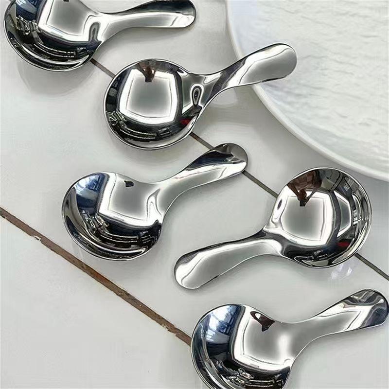 Набор столовых приборов из нержавеющей стали: ложка, вилка, нож. Портативные столовые приборы для улицы. Бытовые столовые приборы. Детская ложка для еды. Десертная ложка. Вилка для фруктов.