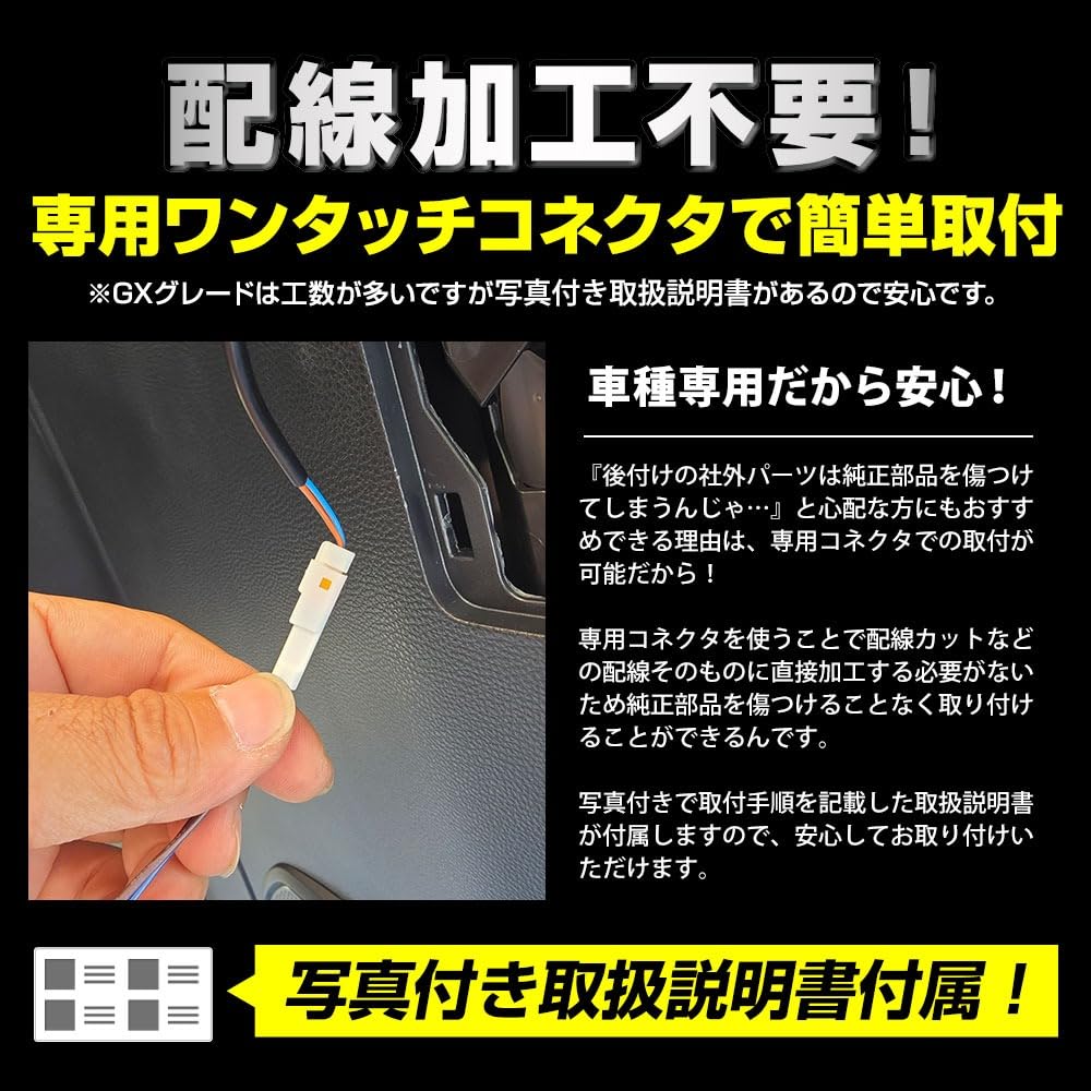 ВАШ Land Cruiser 250 комплектации GX Задний комплект освещения багажника Настраиваемый S (белый) - Настраиваемый, Светодиодный, Запчасти, Аксессуары, Тюнинг, y611-036gx [2]