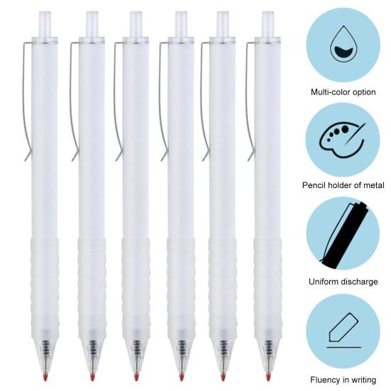 Профессиональная шариковая ручка с пером 0,5 мм, мягкая силиконовая ручка, устойчивые чернила, гладкое письмо