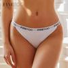 1PC Women's Cotton Panties S-XL Low-Rise Waffle Underwear Sexy Letter Briefs Ladies Comfortable Panties Female Lingerie