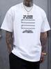 Unisex White Crew Neck Tee The Sound Of Silence Blank Staff Chaotic Music Note Graphic Musician Minimal Casual Cotton Tops