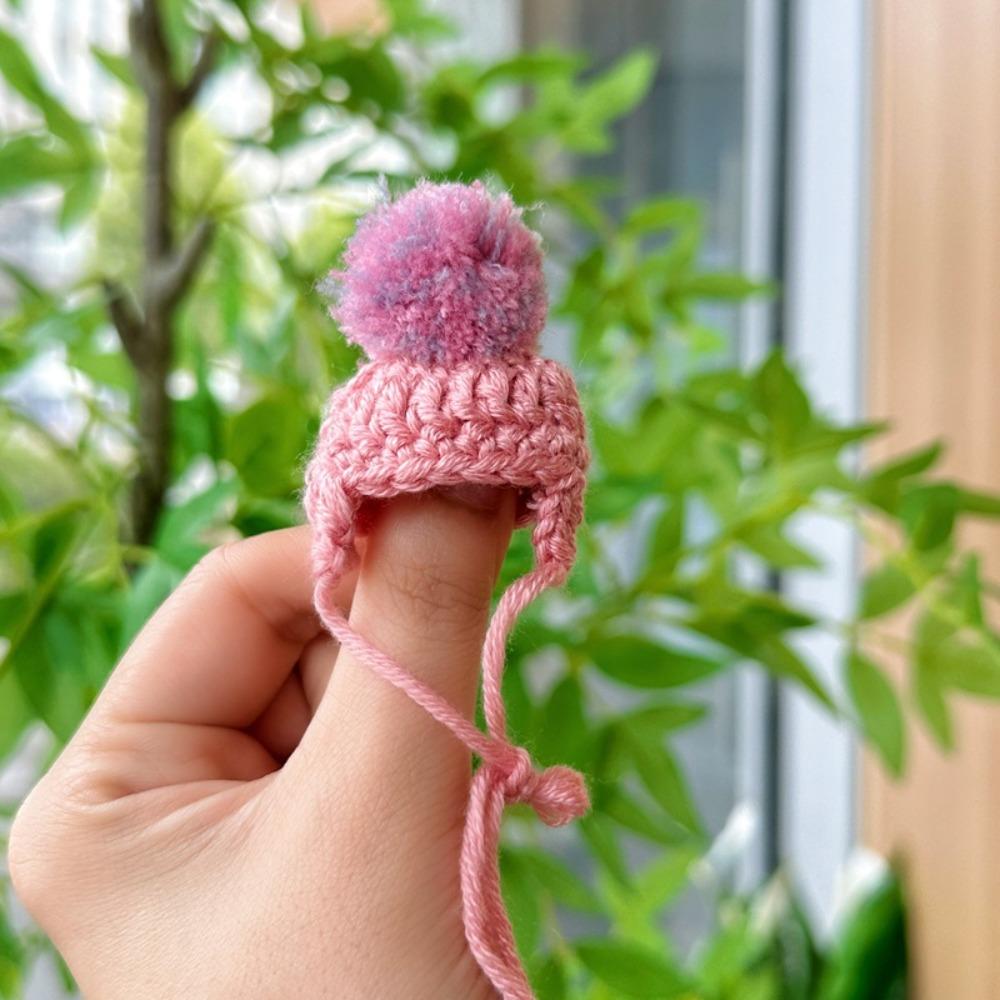 Candy Color Cotton Doll Knitted Hat Fashion DIY Knitted Skirt for 10~15cm Cotton Dolls