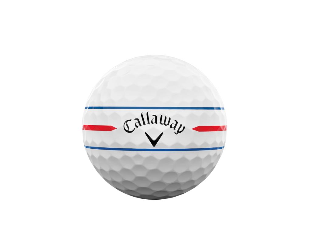 Callaway Golf Ball CHROME SOFT 24 360 TRIPLE TRACK 3 Piece Construction Triple Track White