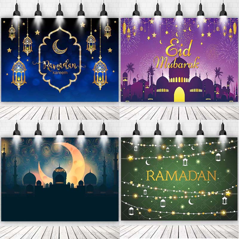Ид Мубарак фото фон Рамадан Карим семейный номер фон баннер декор