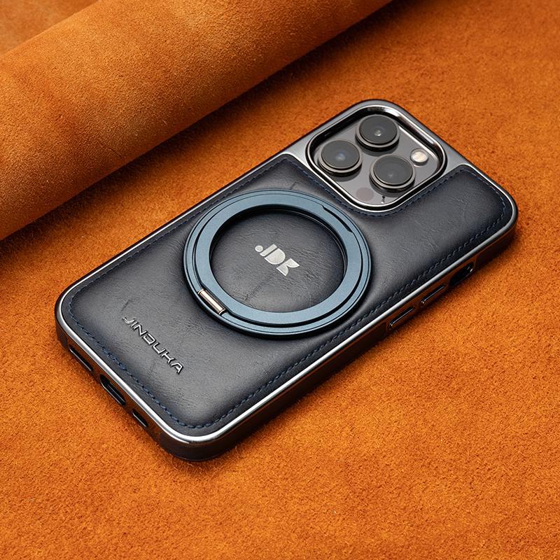 Подходит для чехла для телефона Apple 15promax, вращающаяся подставка, магнитное притяжение, iPhone14, полная защита 13, противоударный кожаный чехол