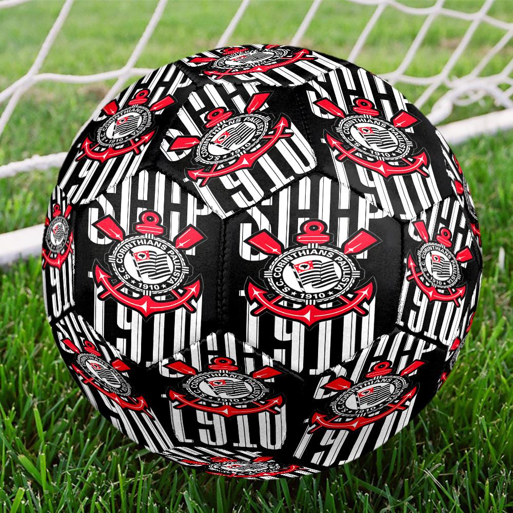 Sport Club Football Crest Printed Size 5 Soccer Balls, High-Quality, Anti-Slip, Protective Football, A Unique Gift , Birthdays, Christmas Gifts