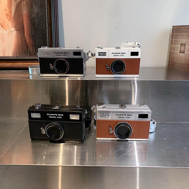 Персонализированная сумка для камеры 2025 новая корейская версия модная лоскутная ins интернет-знаменитость женская сумка-мессенджер сумка-радиобокс