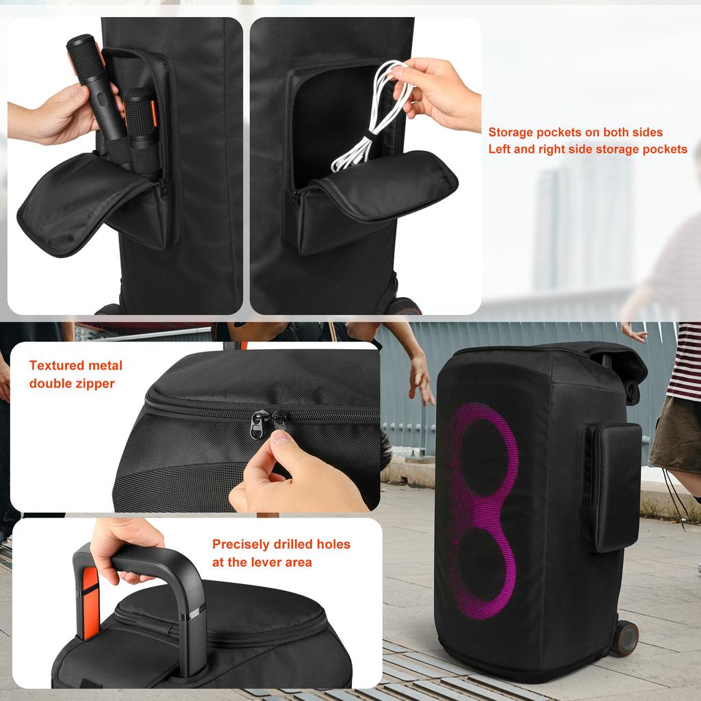 Для колонки JBL PartyBox 520 Чехол для переноски Износостойкий Пылезащитный чехол для вечеринки Сетчатый защитный чехол для динамика Аксессуары для динамика