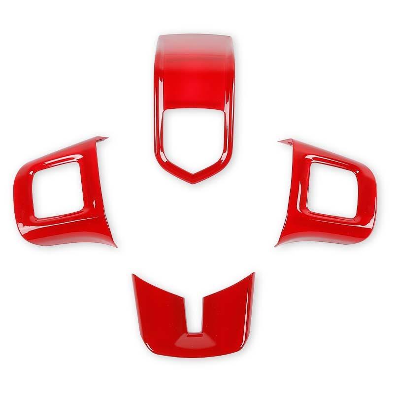 Наклейка на рулевое колесо ABS, подходит для Dodge Charger, Dodge Challenger, Durango, Dart Journey, аксессуары для интерьера