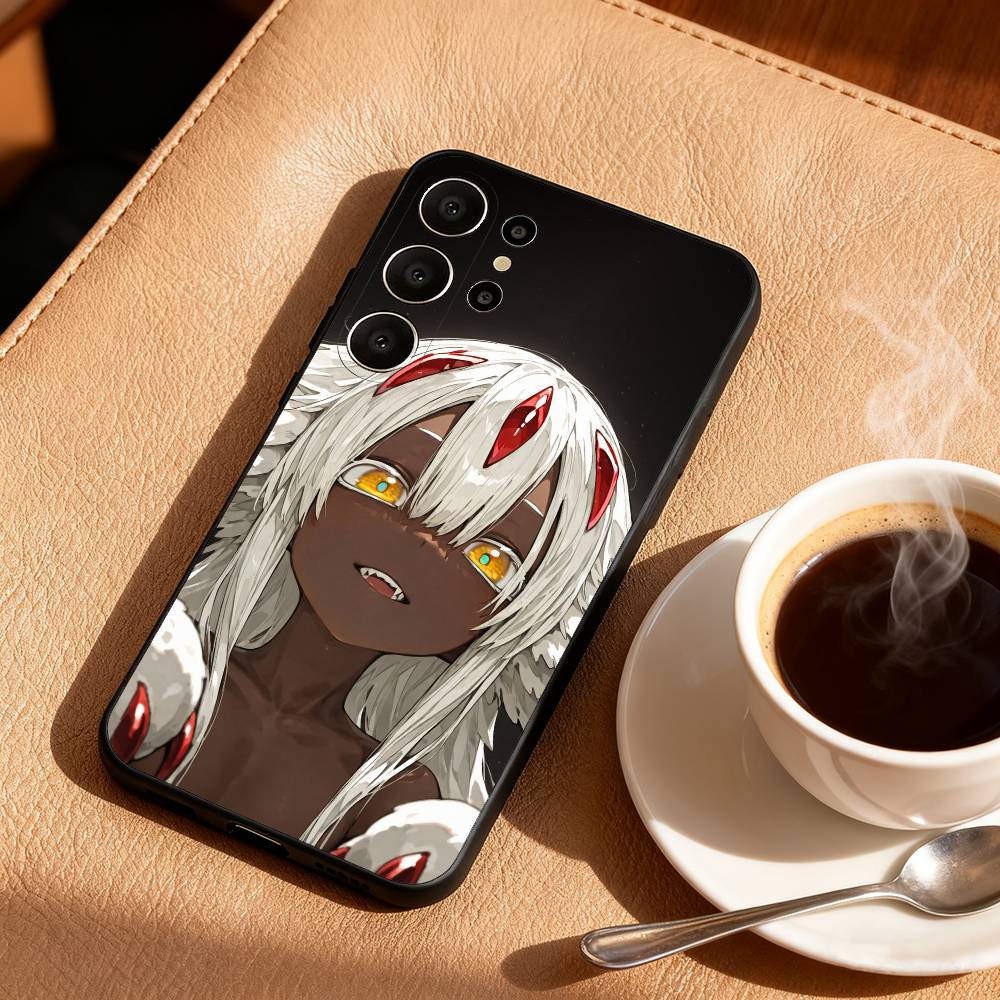 M-Из Бездны Фэпута Чехол для телефона Samsung S26,S25,24,23,22,30,21,10,9,Ultra,Plus,Lite,FE Мягкий Черный Чехол