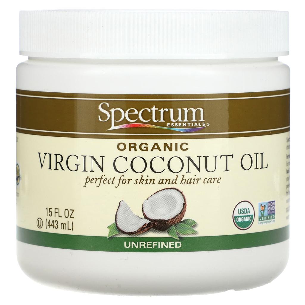 Organic, Coconut Oil, Unrefined, 15 Fl Oz (443 Ml)