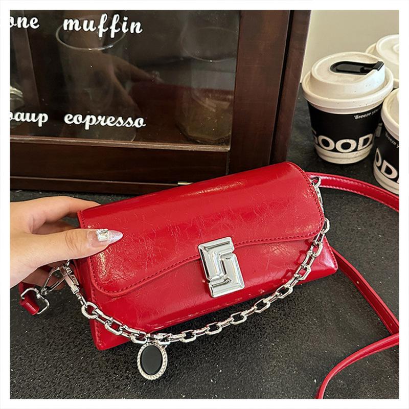 Tooxika Персонализированная сумка с замком-цепочкой женская сумка новая модная сумка через плечо простая сумка-мессенджер