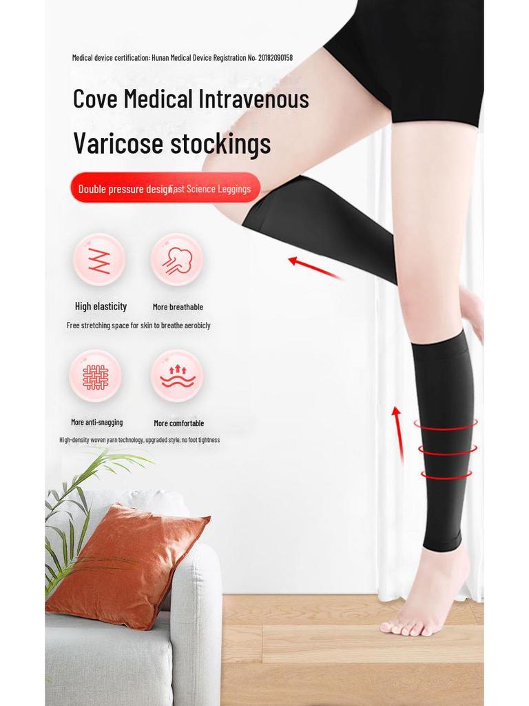 Cofu Medical Compression Stockings for Varicose Veins, Pregnancy, and Thrombosis Care