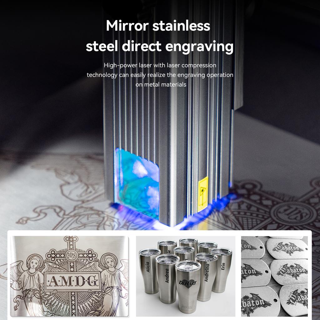 ATOMSTACK  P7 40W Laser Engraver Desktop DIY Engraving Cutting Machine with 200*200 Engraving Area