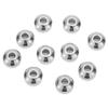20-50Pcs 4mm 5mm 6mm 8mm Stainless Steel Round Flat Rondelle Spacer Beads DIY Charms Abaci Beads for Jewelry Making Findings