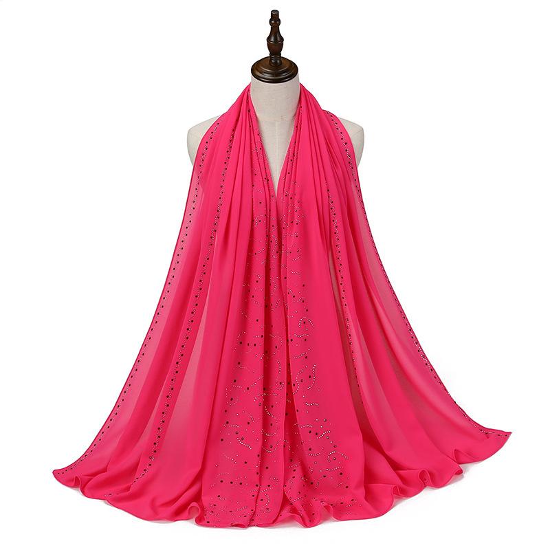 Новый Летний Роскошный Элегантный Женский Шелковый Шарф Пляжный Накидка Шаль Шифоновая Блестящая Бандана Защита от Солнца Хиджаб Женский Шарф Парео Платок