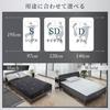 GOKUMIN Pocket Coil Mattress [Thorough Lumbar Support] 20cm Thick, High Resilience, 180N, High Durability, 32D Body Pressure Distribution, Gokumin Sem