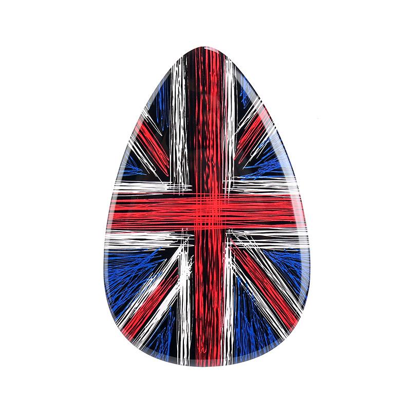 Автомобильная эпоксидная наклейка 3D Union Jack Dashboard AC Vent Outlet Decal для Mini Cooper S Clubman F54 F55 F56 Interior