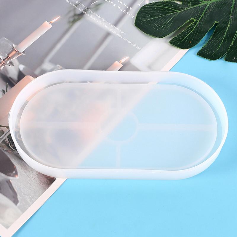 Овальная силиконовая форма, формы для подставок, УФ-смола, сделай сам, глина, эпоксидная смола, держатель для торта